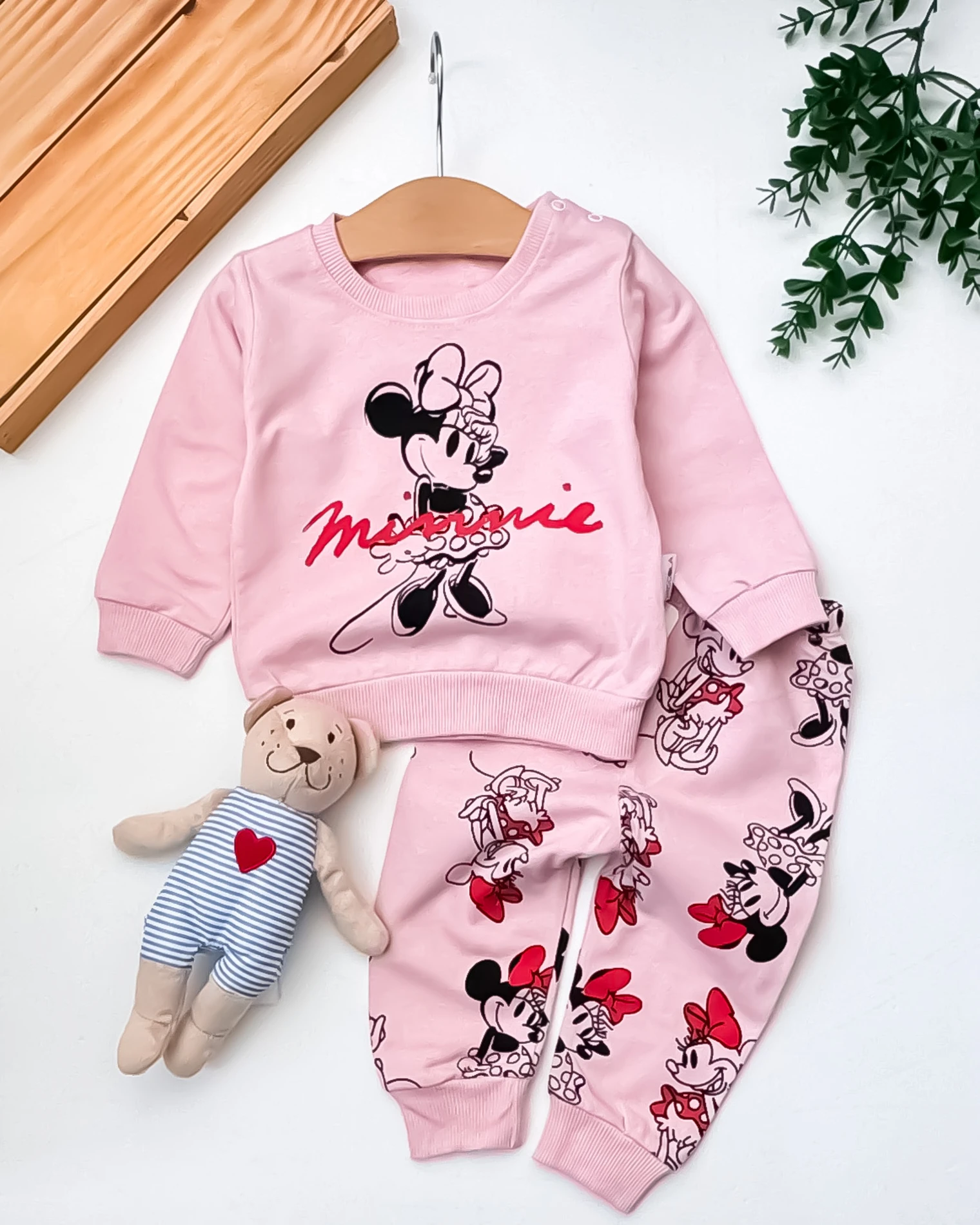 Pccl Minie Baskılı 2’li Bebek Takım