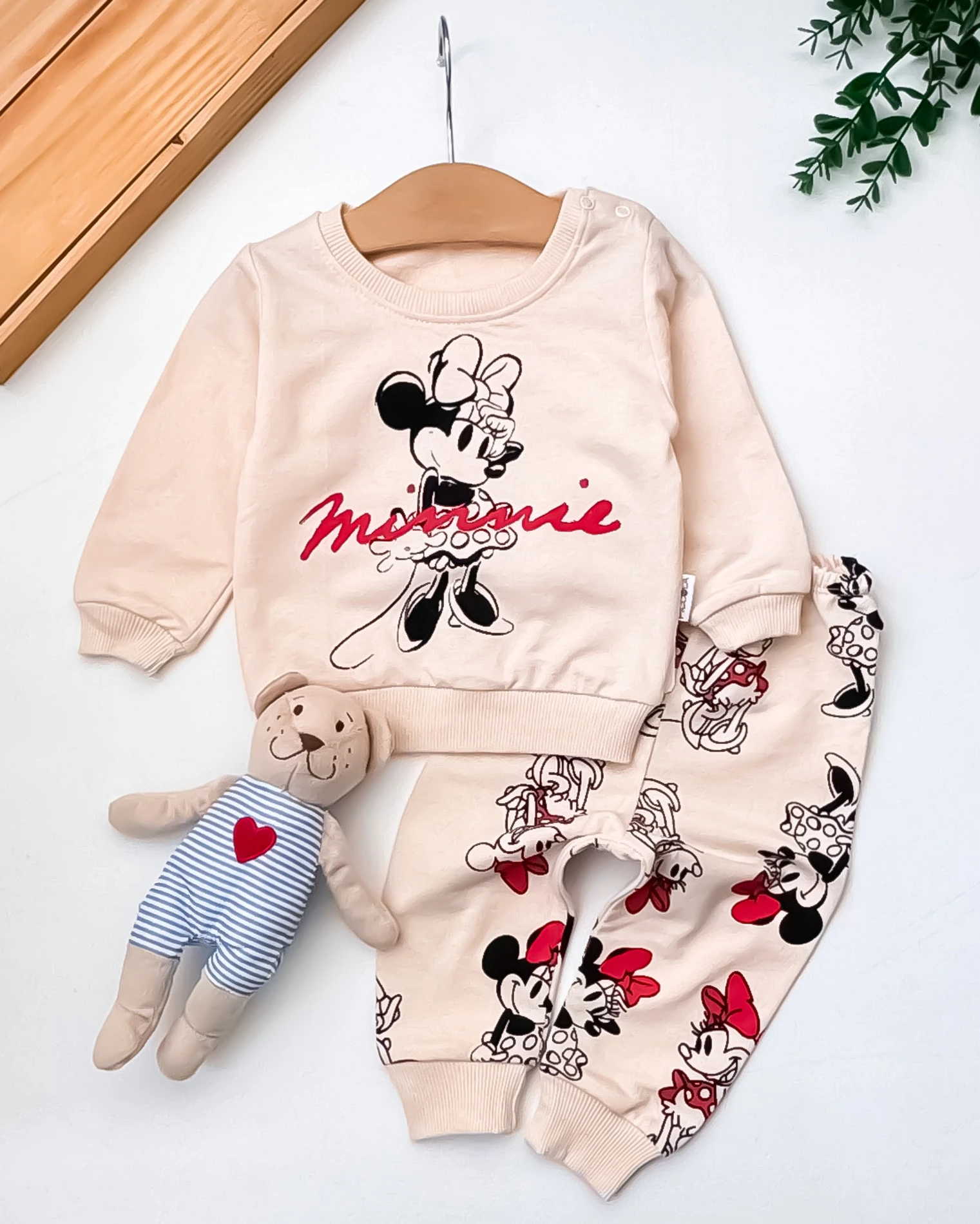 Pccl Minie Baskılı 2’li Bebek Takım