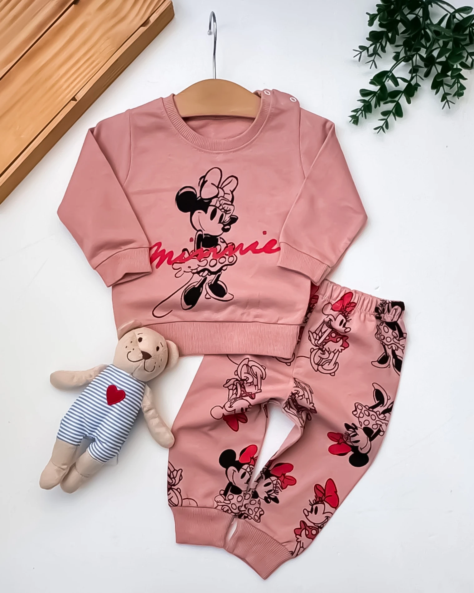 Pccl Minie Baskılı 2’li Bebek Takım