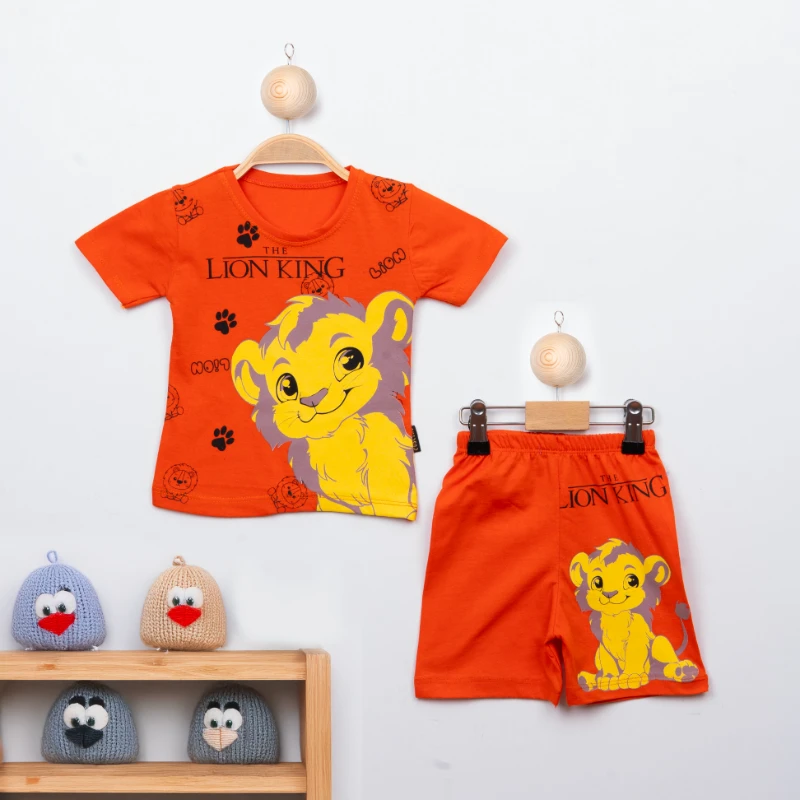 Cuscino Yazlık Lion King Baskılı 2’li Bebek Takım