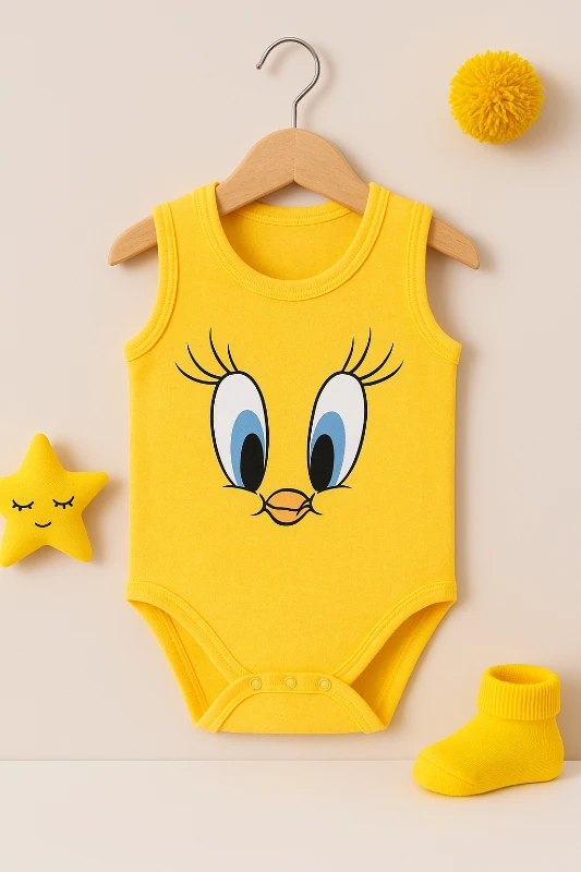 Cuscino Tiviti Baskılı Çıtçıtlı Bebek Badisi